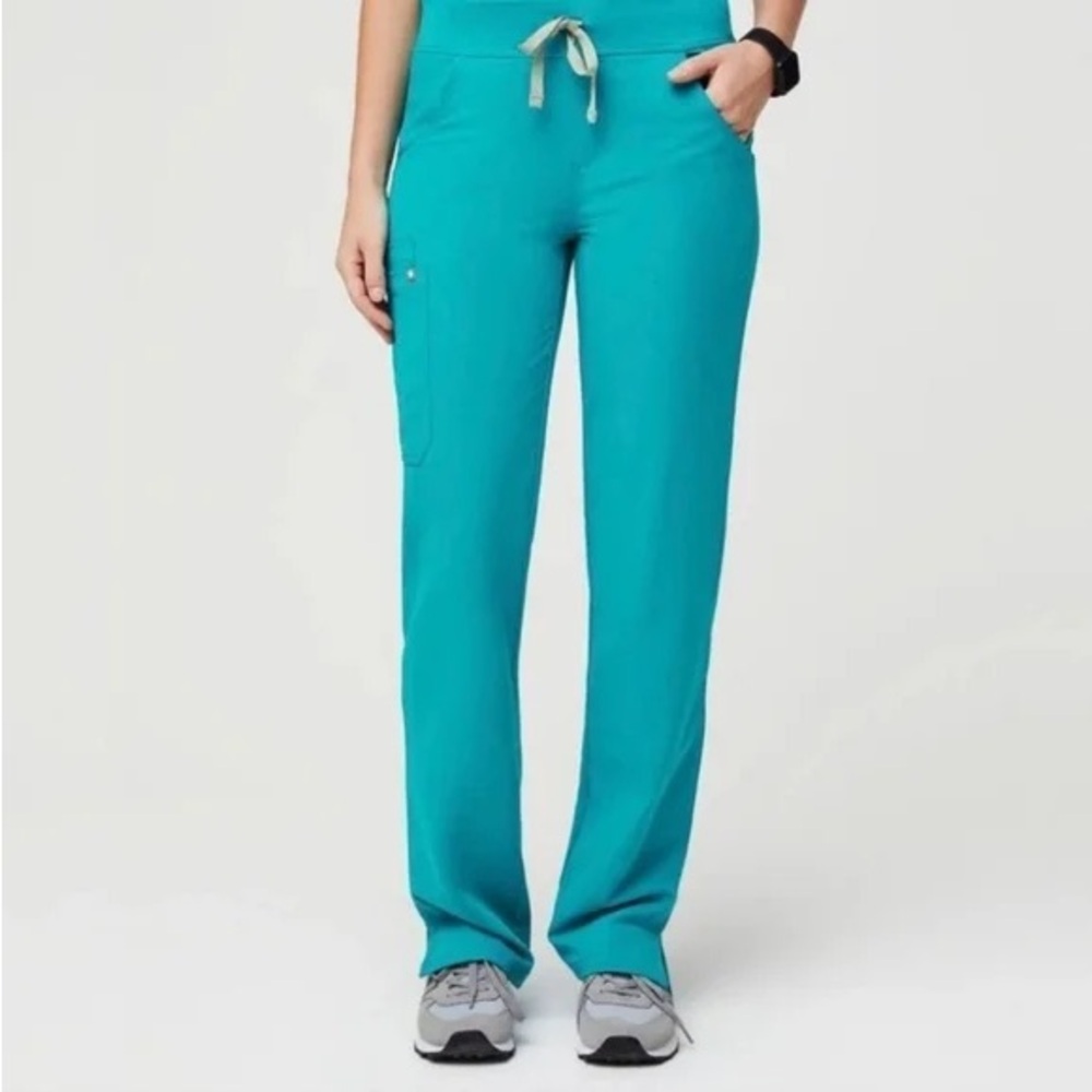 Figs Kade cargo Teal Scrub pants